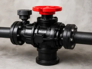 Bauteil für Rückstauschutz und Dichtheitsprüfung