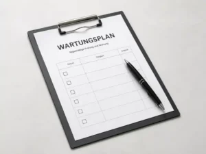 Wartungsplan für planbare Wartungstermine